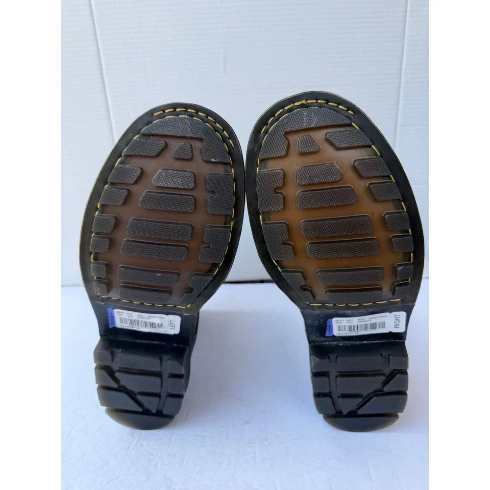 Dr. Martens Mens New Brown Leather Buckle Pull On MidCalf Pier Engineer Boots 13